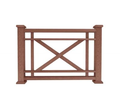 Ограждение из ДПК О1 терракот от производителя Dortmax по цене 11 470 р Ограждение из ДПК О1 терракот от производителя Dortmax по цене 11 470 р