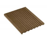 Ступень полнотелая из ДПК Step Орех