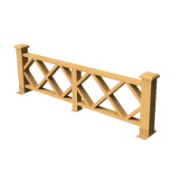 Декоративные ограждения ДПК " Миллениум", Песчаник, шлифованное Декоративные ограждения ДПК " Миллениум", Песчаник, шлифованное