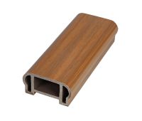 Перила верхнее фигурное 100х50 Extrusion Тик