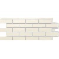 Фасадные панели Премиум клинкерный кирпич Молочный (шов RAL 7006)