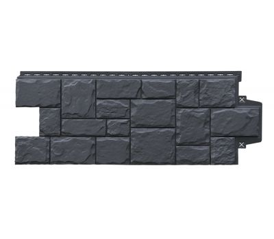 Фасадные панели Стандарт Крупный камень Графит от производителя  Grand Line по цене 548 р