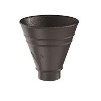 Воронка водосборная круглая RR 32 Тёмно-коричневый matt 125/90