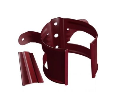 Кронштейн трубы (на дерево) Вишневый (RAL 3005) от производителя  Grand Line по цене 315 р