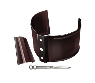 Кронштейн трубы (на кирпич) Коричневый (RAL 8017) от производителя  Grand Line по цене 460 р