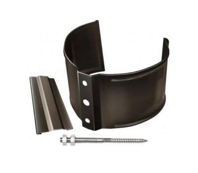 Кронштейн трубы (на кирпич) Коричневый (RR 32) от производителя  Grand Line по цене 460 р